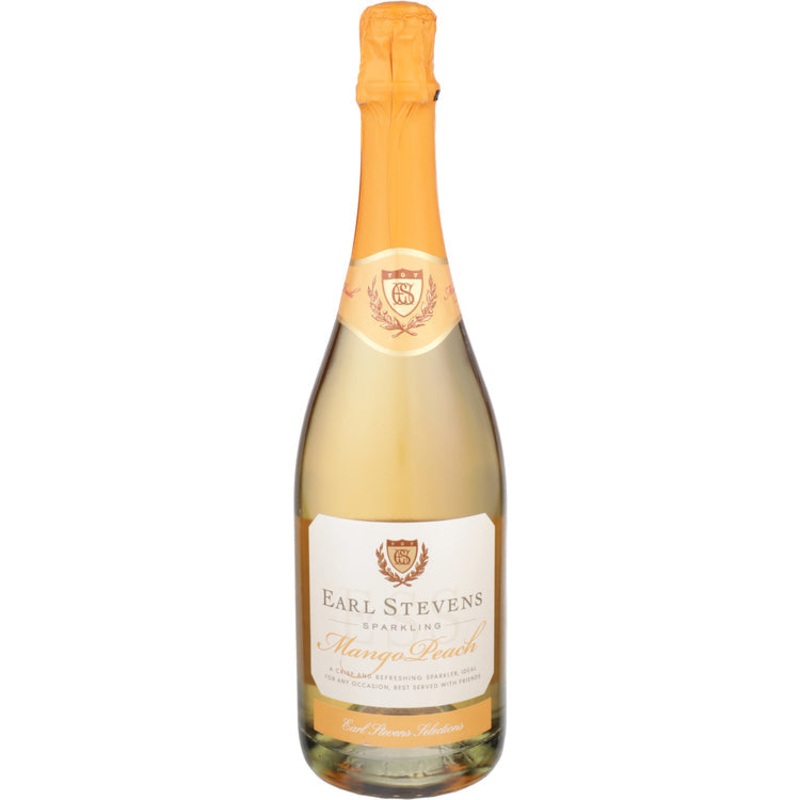 Earl Stevens Sparkling Mango Peach Flavored Wine 750ML