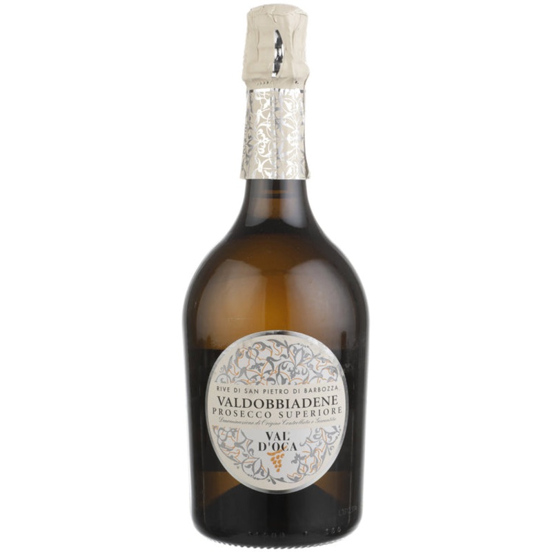 VAL D'OCA VALDOBBIADENE PROSECCO SUPERIORE BRUT RIVE DI SAN PIETRO DI BARBOZZA 750ML