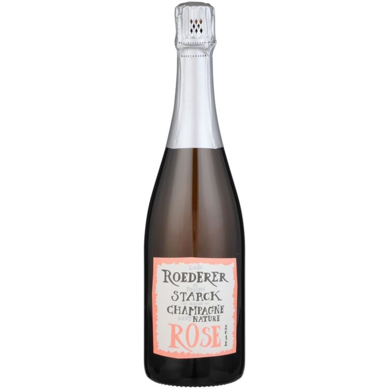 LOUIS ROEDERER CHAMPAGNE BRUT NATURE ROSE LOUIS ROEDERER ET PHILIPPE STARCK 2015 750ML