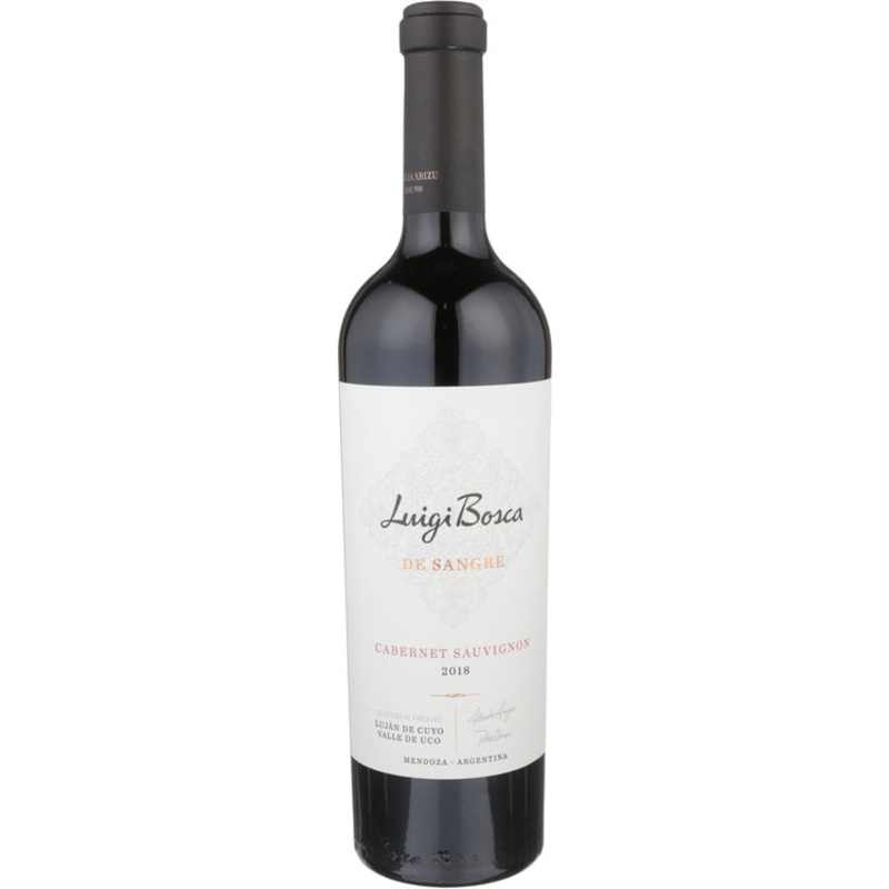 LUIGI BOSCA DE SANGRE CABERNET SAUVIGNON DE SANGRE MENDOZA 750ML