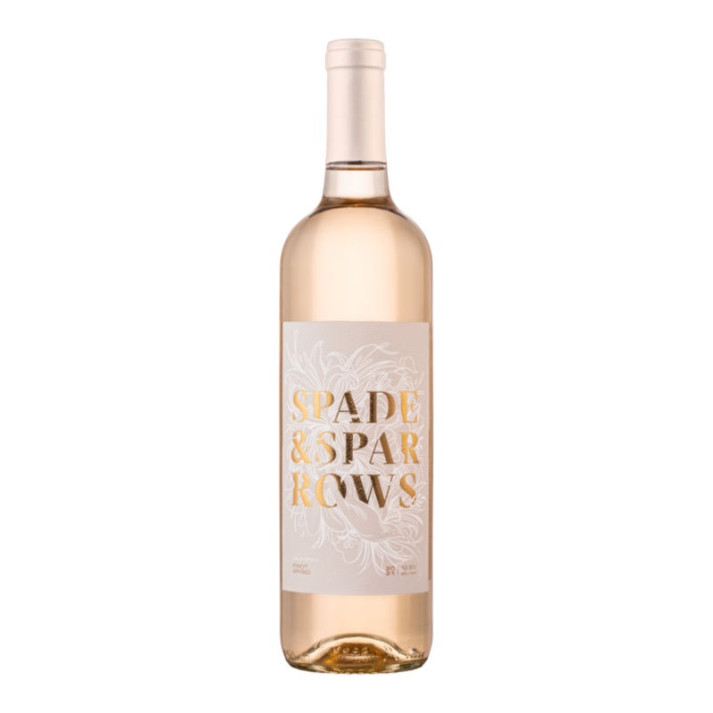 SPADE & SPARROWS PINOT GRIGIO CALIFORNIA 750ML