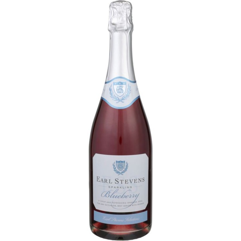 Earl Stevens Sparkling Blueberry Flavored Wine 750ML