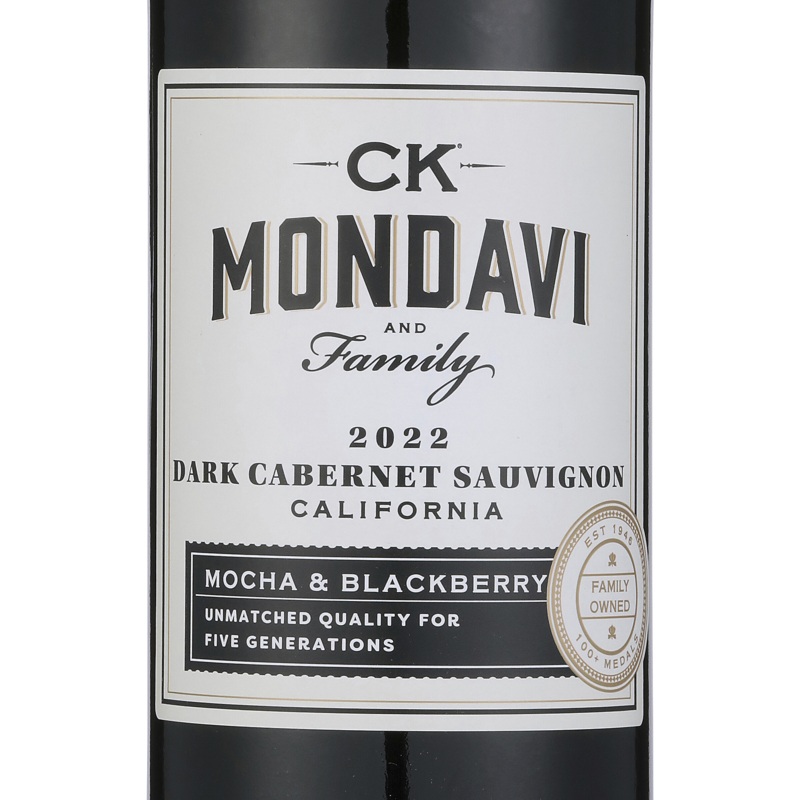 Ck Mondavi Cabernet Sauvignon Dark California 750ML