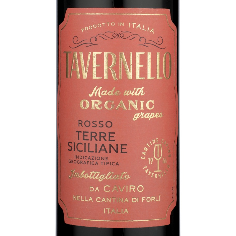 Tavernello Organico Terre Siciliane 750ML