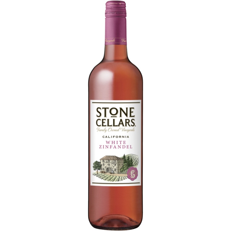 STONE CELLARS WHITE ZINFANDEL CALIFORNIA 750ML