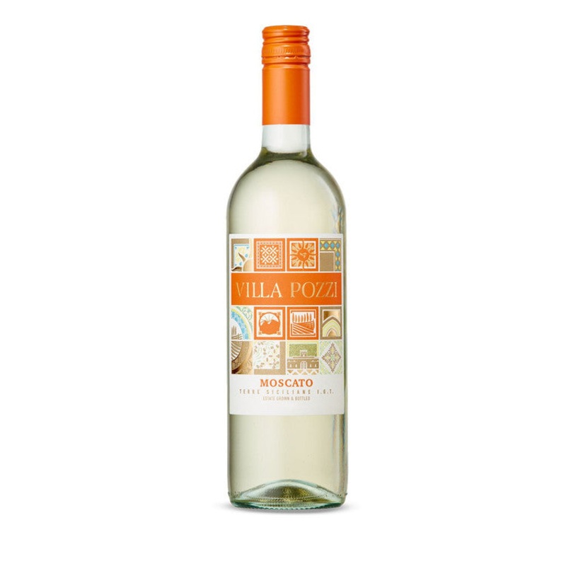 VILLA POZZI MOSCATO TERRE SICILIANE 750ML