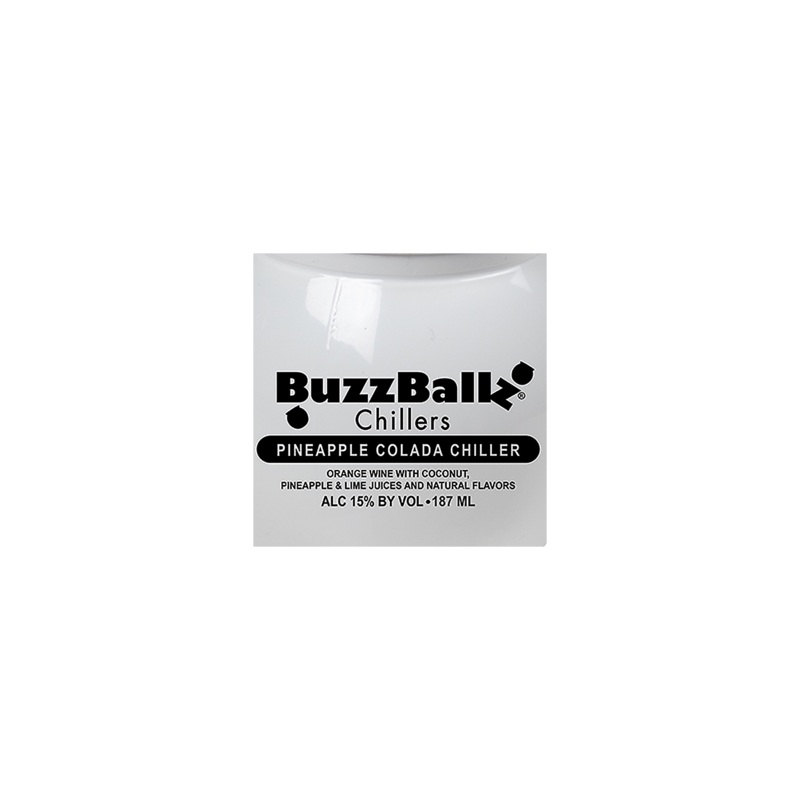 Buzzballz Chillers Pineapple Colada Chiller Wine Based Cocktail 187ML