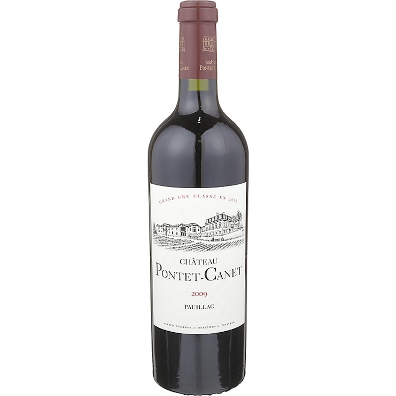CHATEAU PONTET CANET PAUILLAC 2009 WOOD BOX 750ML