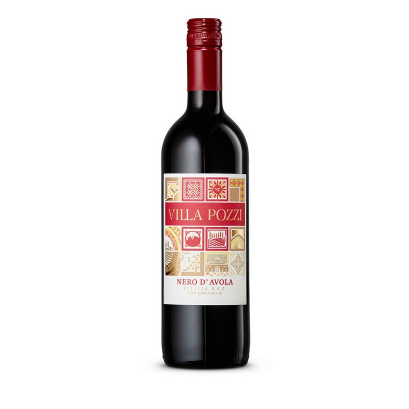 VILLA POZZI NERO D'AVOLA TERRE SICILIANE 750ML