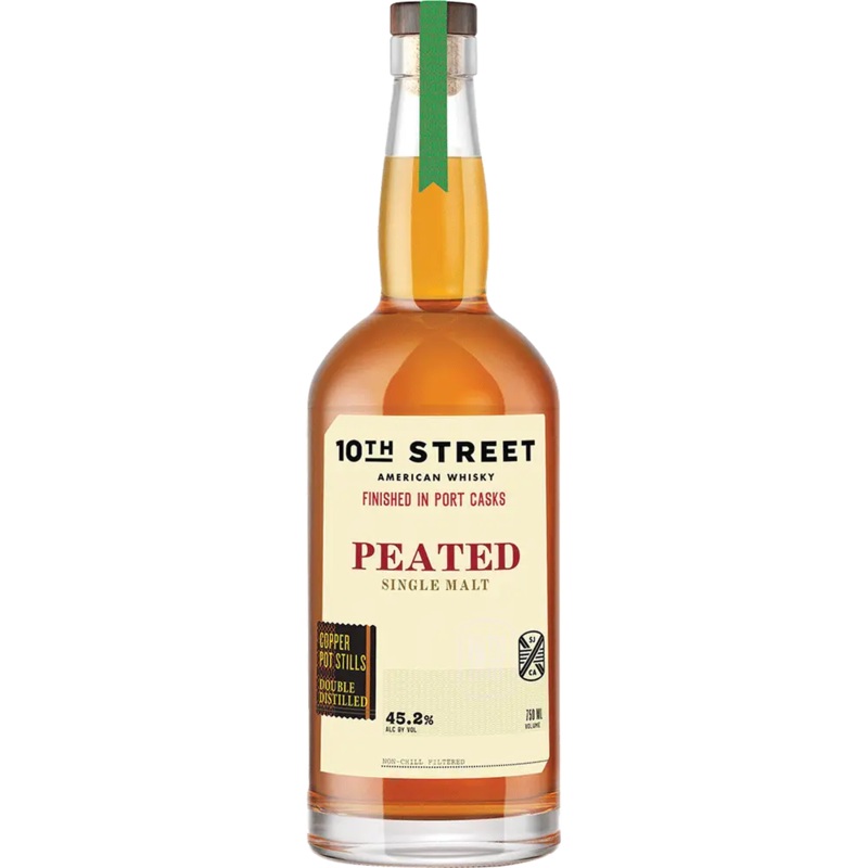 10th Street Port Casks Peated Single Malt 750ml