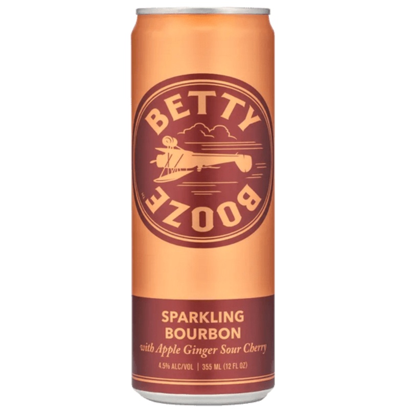 BETTY BOOZE Sparkling Bourbon With Apple Ginger Sour Cherry