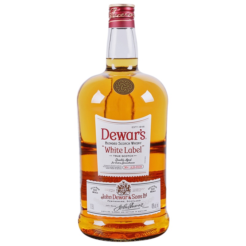 Dewars White Label Blended Scotch Whisky 1.75Ltr