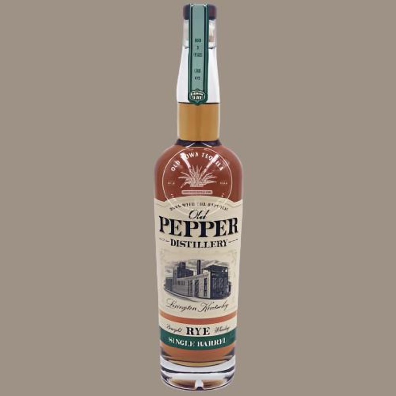 Old Pepper Rye Single Barrel Straight Whiskey 750ml