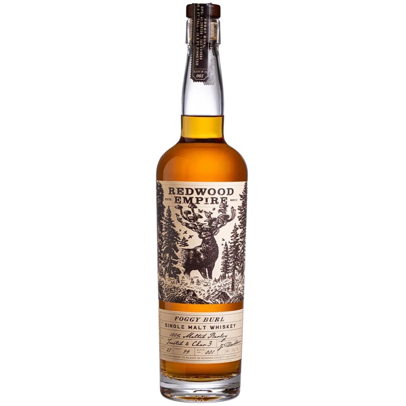 Redwood Empire Foggy Burl Single Malt Whiskey 750ml
