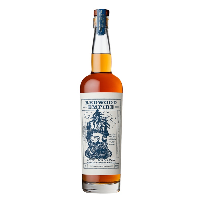 REDWOOD EMPIRE LOST MONARCH BLEND OF STRAIGHT WHISKEY 750ML