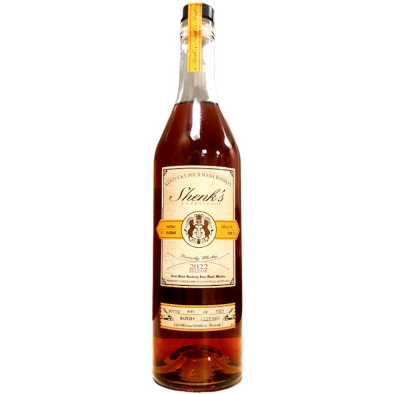 Shenk's 2021 Release Small Batch Kentucky Sour Mash Whiskey 750ml