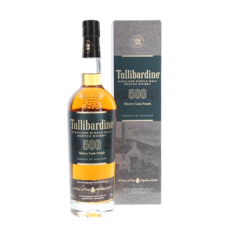Tullibardine Sherry Cask Finish Highland Single Malt Scotch Whiskey 750ml