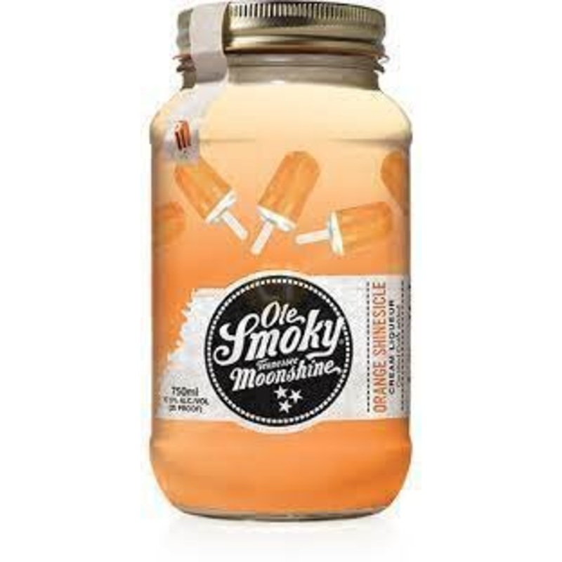 OLE SMOKY MOONSHINE ORANGE SHINESICLE  750 ML