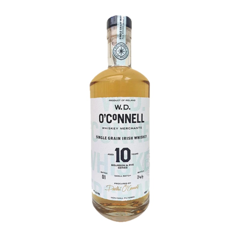 W.D. O'Connell Single Grain 10yr Irish Whiskey 750