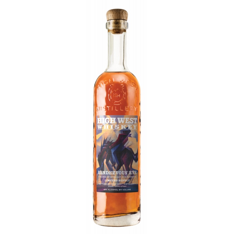 2023 High West Rendezvous Straight Rye Blended Whiskey 750ml