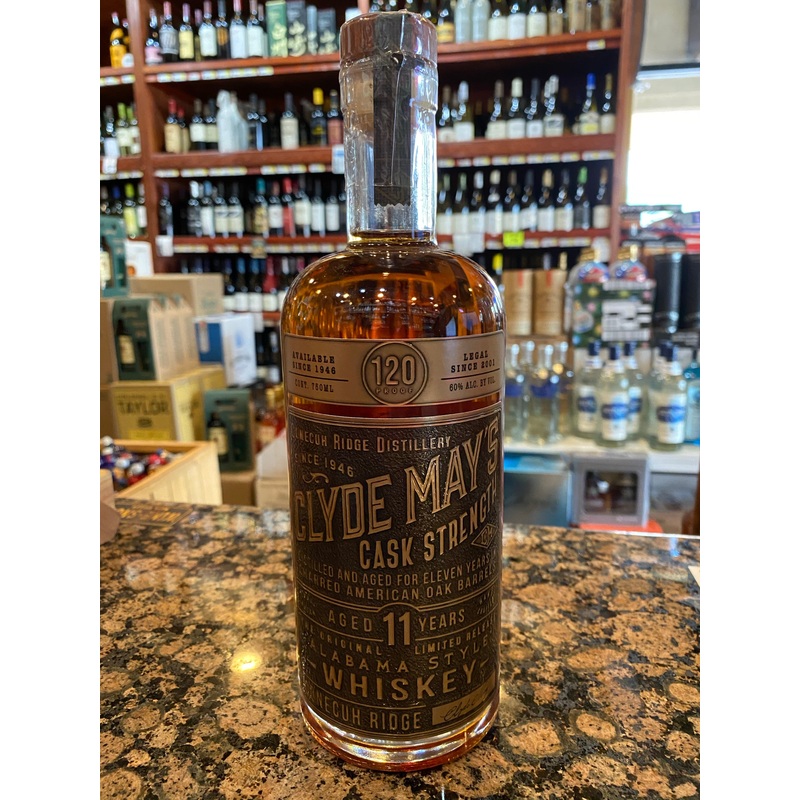 Clyde May's Cask Strength Aged 11 Years Whiskey 750ml