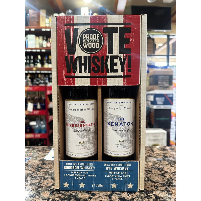 Proof and Wood Bourbon & Rye Bundle 750ml 2-Pack