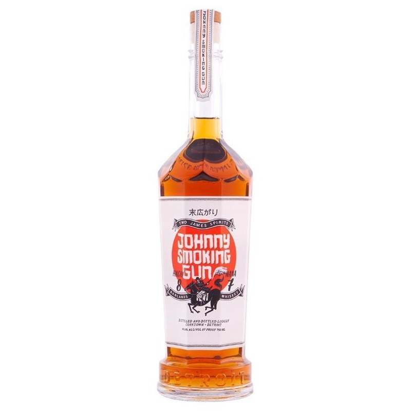 Two James Spirits Johnny Smoking Gun Whiskey