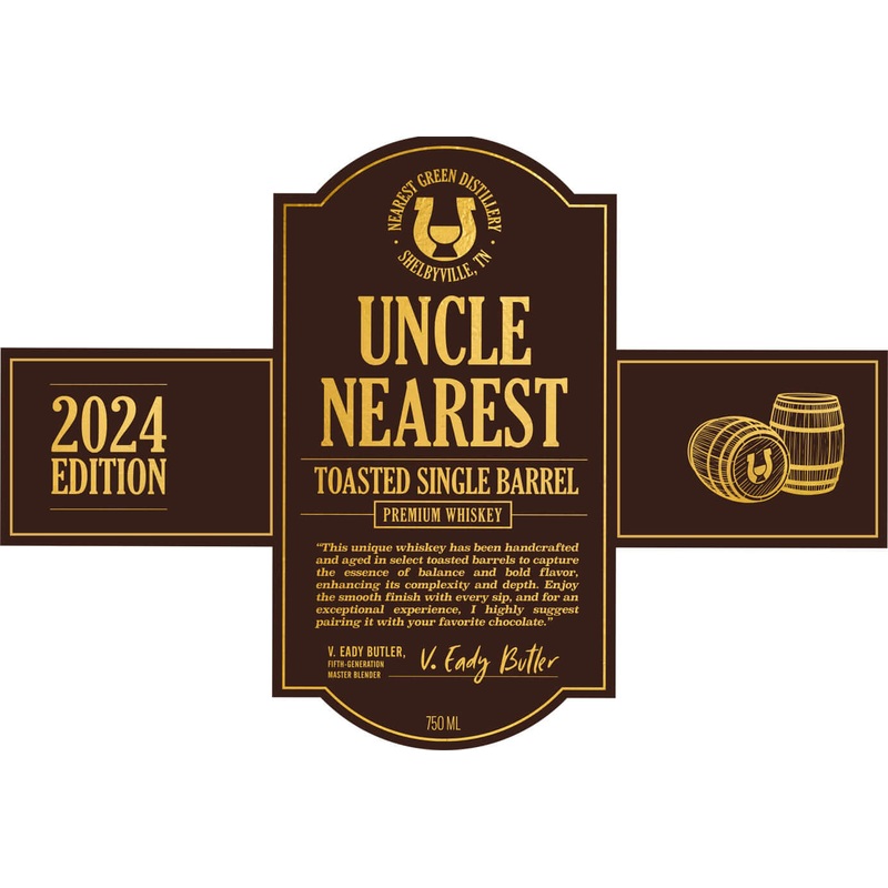 Uncle Nearest 2024 Edition Toasted Single Barrel Premium Whiskey