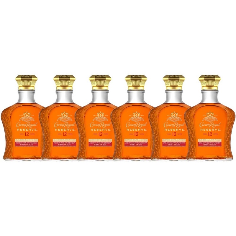 Crown Royal Reserve 12 Year Blended Canadian Whisky 6-Pack