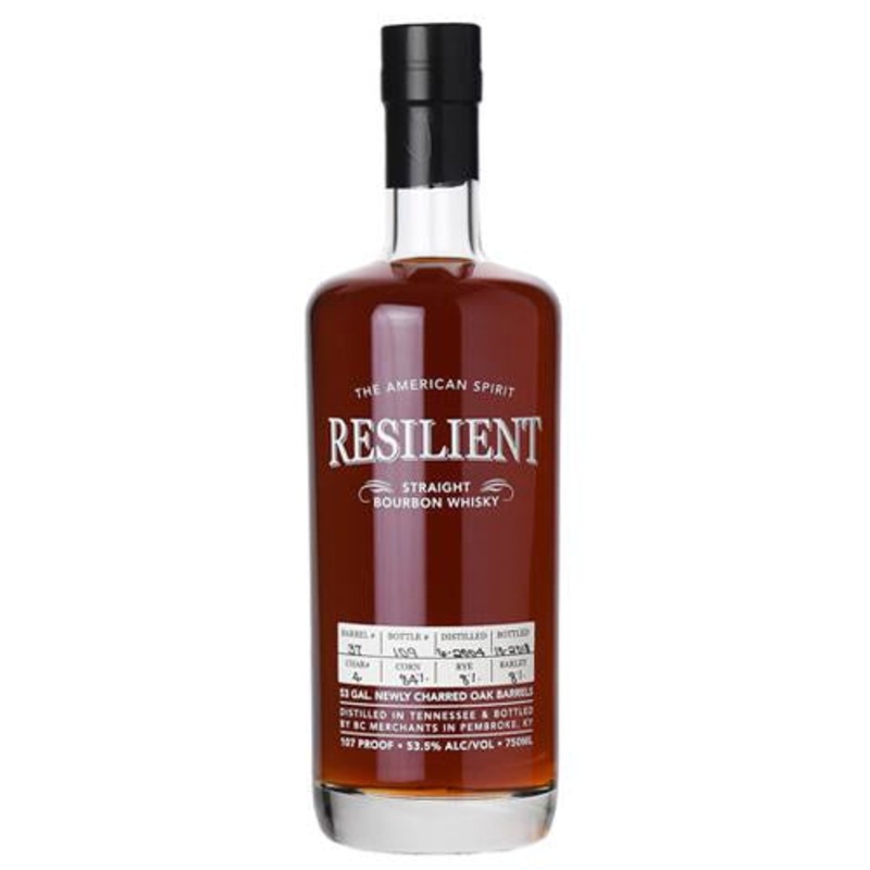 Resilient 16 Year Old Barrel Bourbon Whiskey