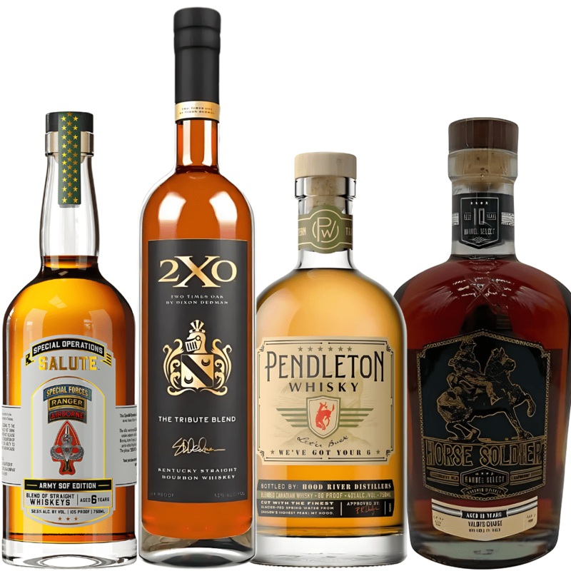 Support the Troops Bundle  Military Tribute Whiskey Collection