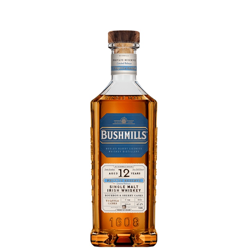 BUSHMILLS 12YR PRIVATE RESERVE TEQUILA CASK 750ML C/O