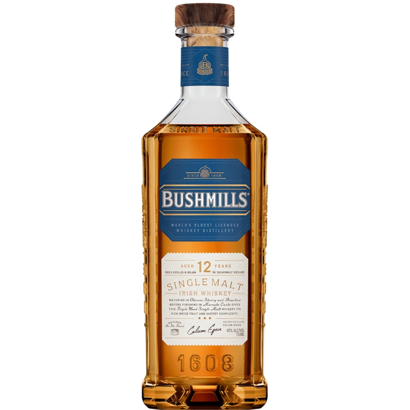 BUSHMILLS 12YR SINGLE MALT 750ML