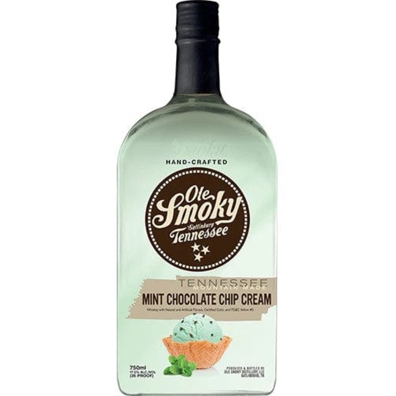 OLE SMOKY MINT CHOCOLATE CHIP CREAM WHISKEY 750ML