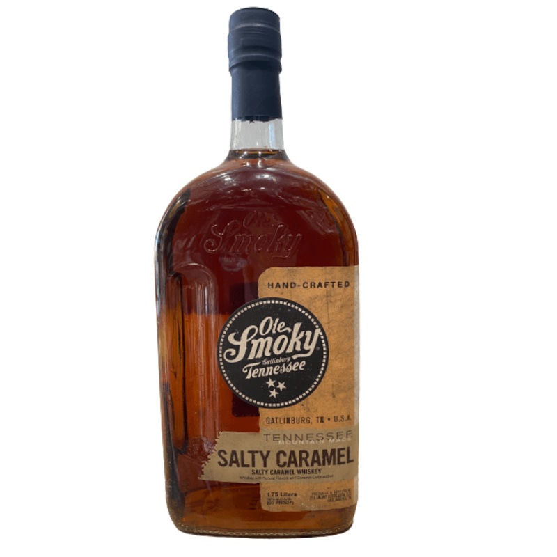 OLE SMOKY SALTY CARAMEL WHISKEY 1.75L