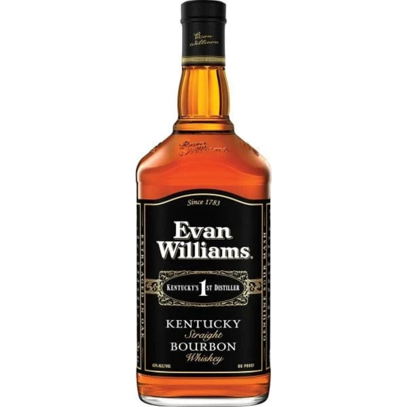 EVAN WILLIAMS BOURBON BLACK 86 P 1.75