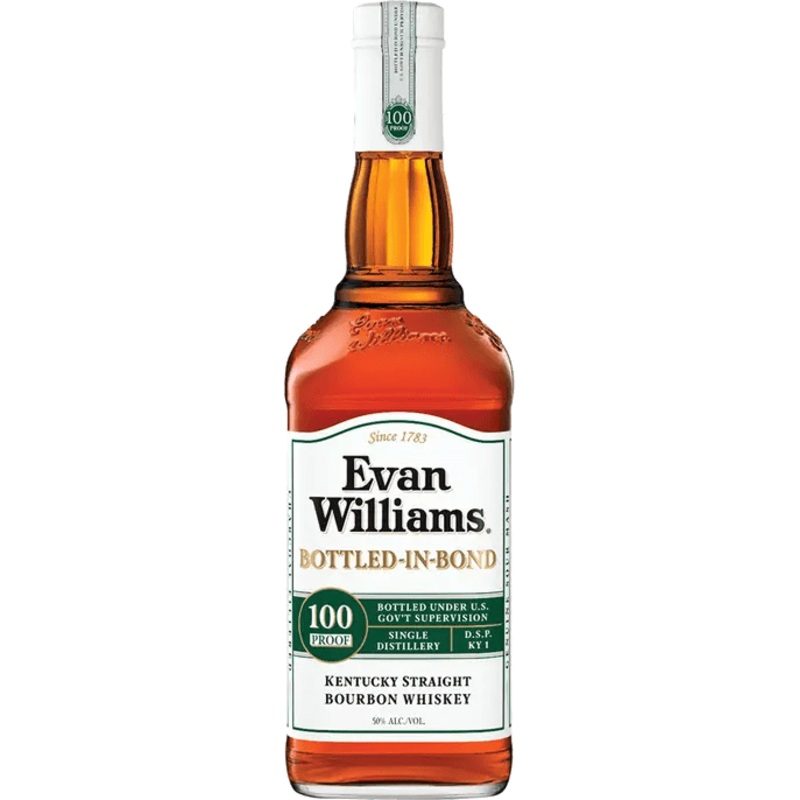 EVAN WILLIAMS BOURBON WHITE LABEL 100 P 750