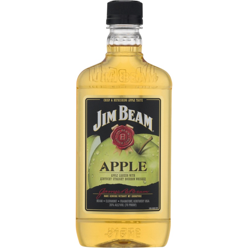 JIM BEAM BOURBON APPLE 65 375ML