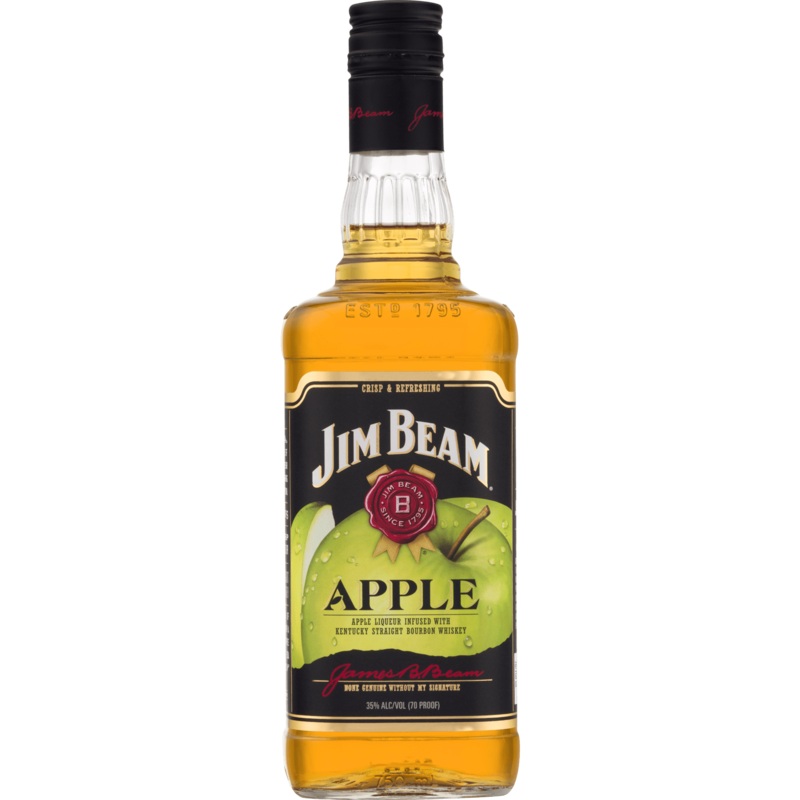 JIM BEAM BOURBON APPLE 750ML