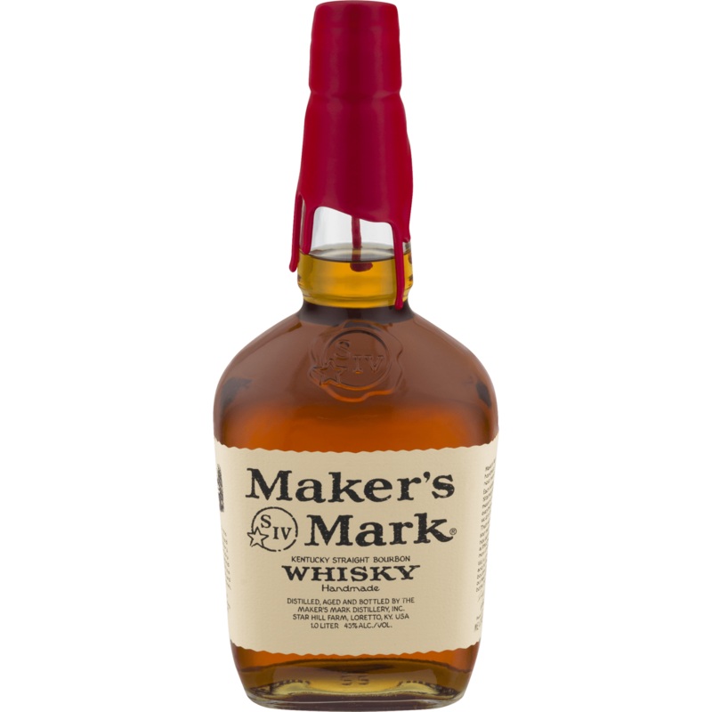 MAKERS MARK STRAIGHT BOURBON WHISKEY 1.0L