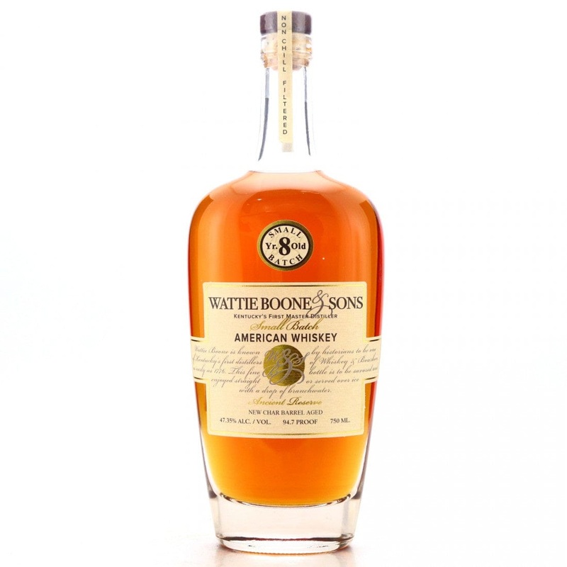 WATTIE BOONE & SONS ANCIENT RESERVE 9YR WHISKEY 750ML