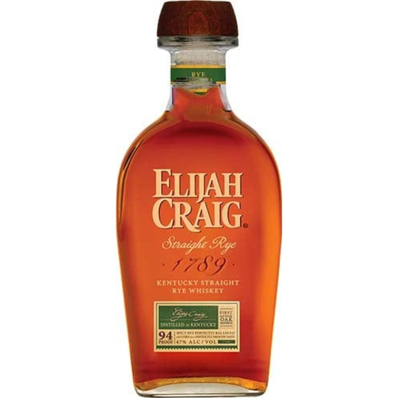 ELIJAH CRAIG STRAIGHT RYE WHISKEY 375ML
