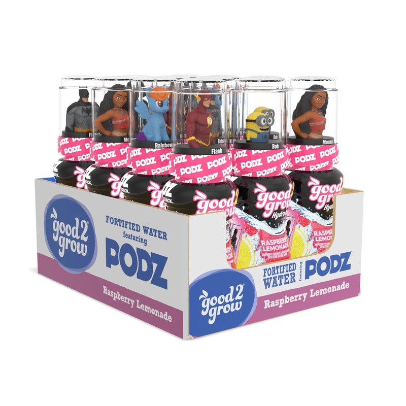 good2grow Podz Raspberry Lemonade 12 Pack (10 oz Bottles)