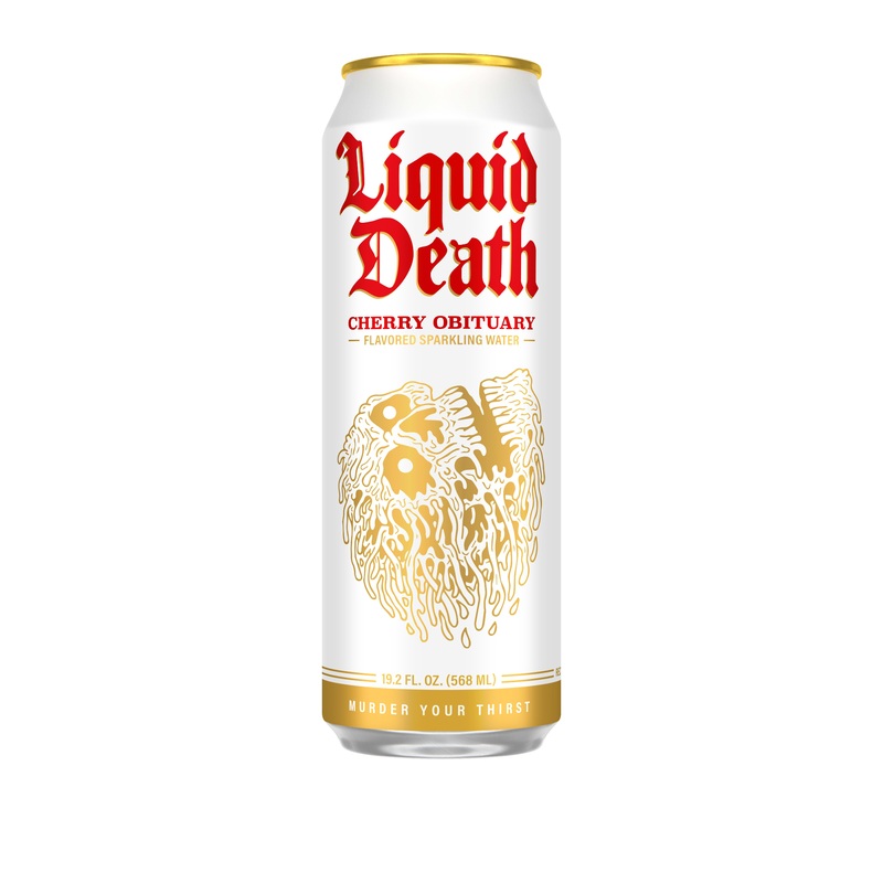 Liquid Death Cherry Obituary 24 Pack (19.2 oz Cans)