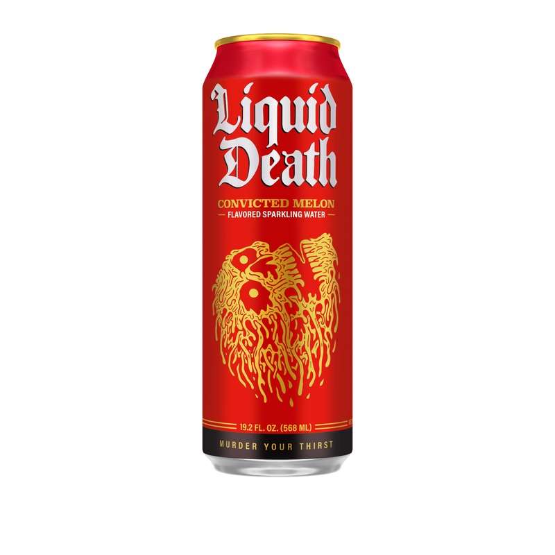 Liquid Death Convicted Melon 24 Pack (19.2 oz Cans)