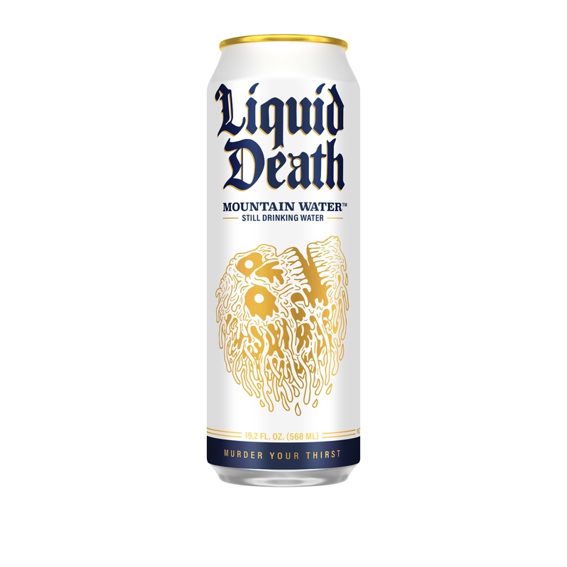 Liquid Death Mountain Water 24 Pack (19.2 oz Cans)