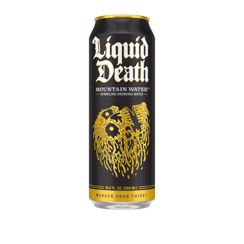 Liquid Death Sparkling Water 24 Pack (19.2 oz Cans)