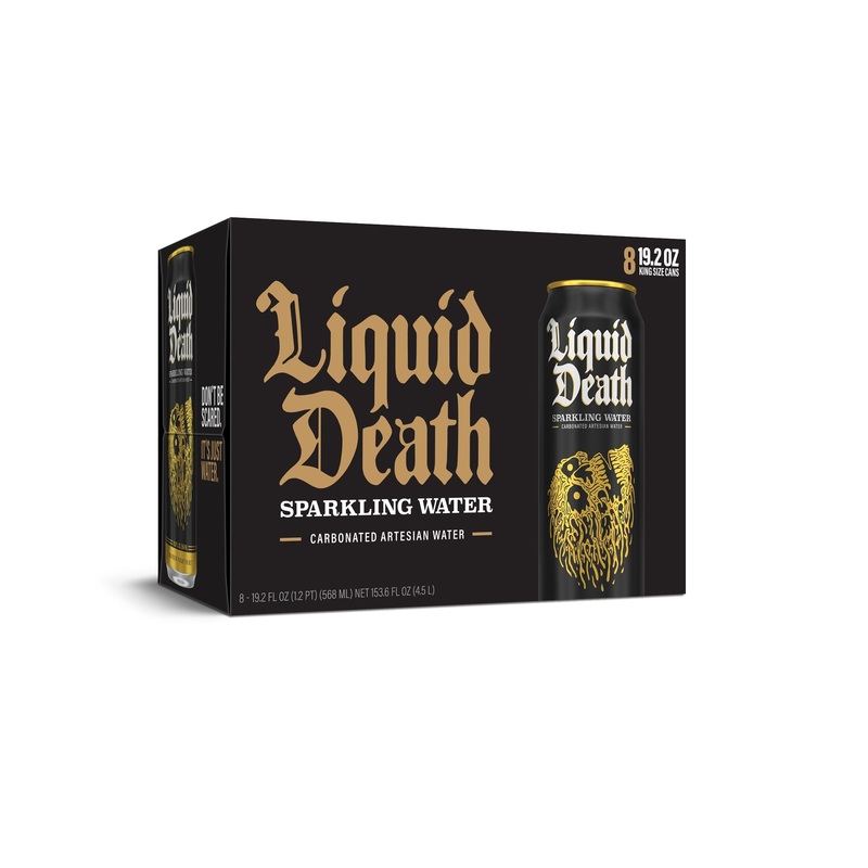 Liquid Death Sparkling Water 3x 8 Pack (19.2 oz Cans)