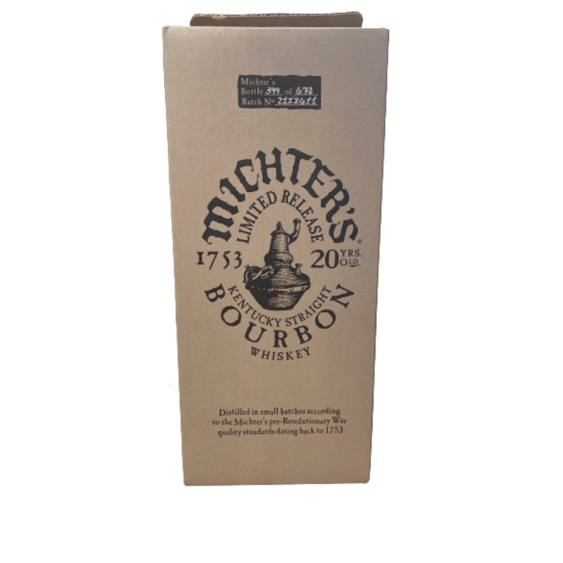 MICHTERS 20 YEAR SINGLE BARREL 750ML