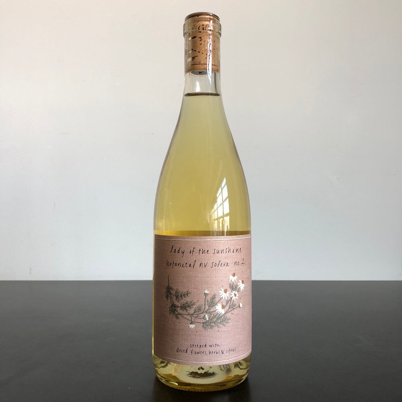 Lady of the Sunshine Botanical Solera White Solera No. 3 , San Luis Obispo NV